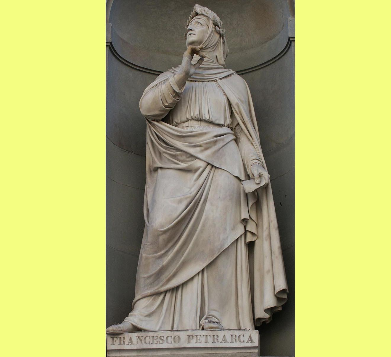 Petrarch statue